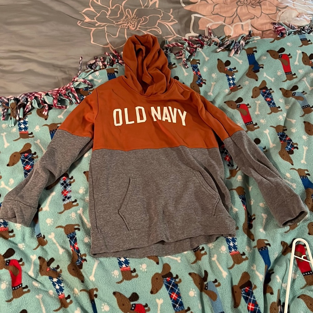 Or navy hoodie size kids XL